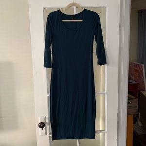 Forever 21 Dresses - Teal Midi Bodycon Dress Forever 21 Dresses - Teal Midi Bodycon Dress